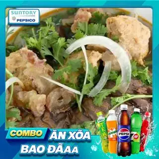 Hình ảnh Combo bún bò nạm gân chả - pepsi