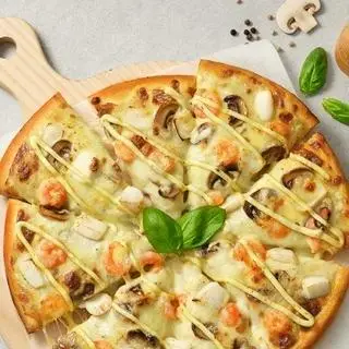 Hình ảnh Pizza Hải Sản Sốt Pesto