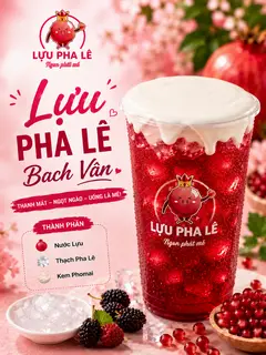Hình ảnh Lựu Pha Lê Bạch Vân