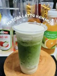 Hình ảnh Matcha late kem muối