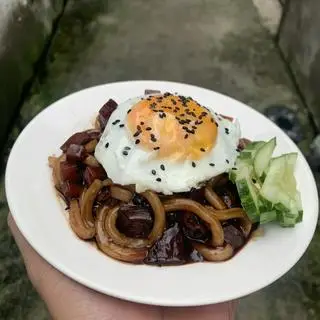 Hình ảnh mì đen udon