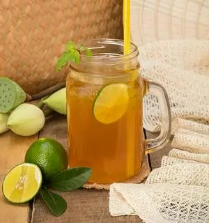 Hình ảnh Trà Chanh Truyền Thống Topping Thạch.