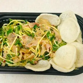 Hình ảnh Tré tai trộn rau răm  - Tặng bánh phồng tôm - Chuẩn vị Bình Định