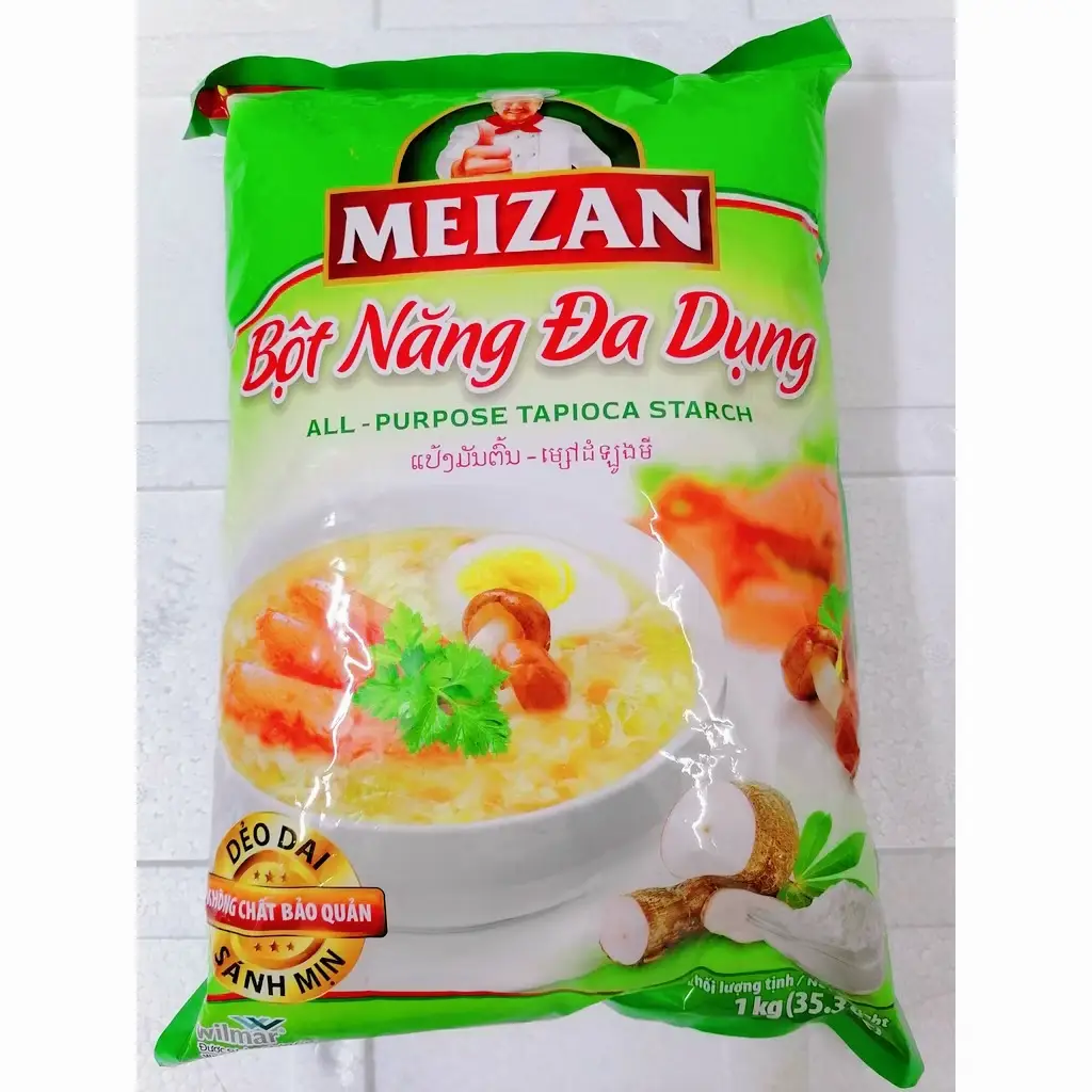 Hình ảnh Bột Năng Meizan 1Kg Gói To, Bột Năng Đa Dụng Nấu Các Món Chính Hãng (Áp Mã Giảm Giá Của Tiệm Nhé)
