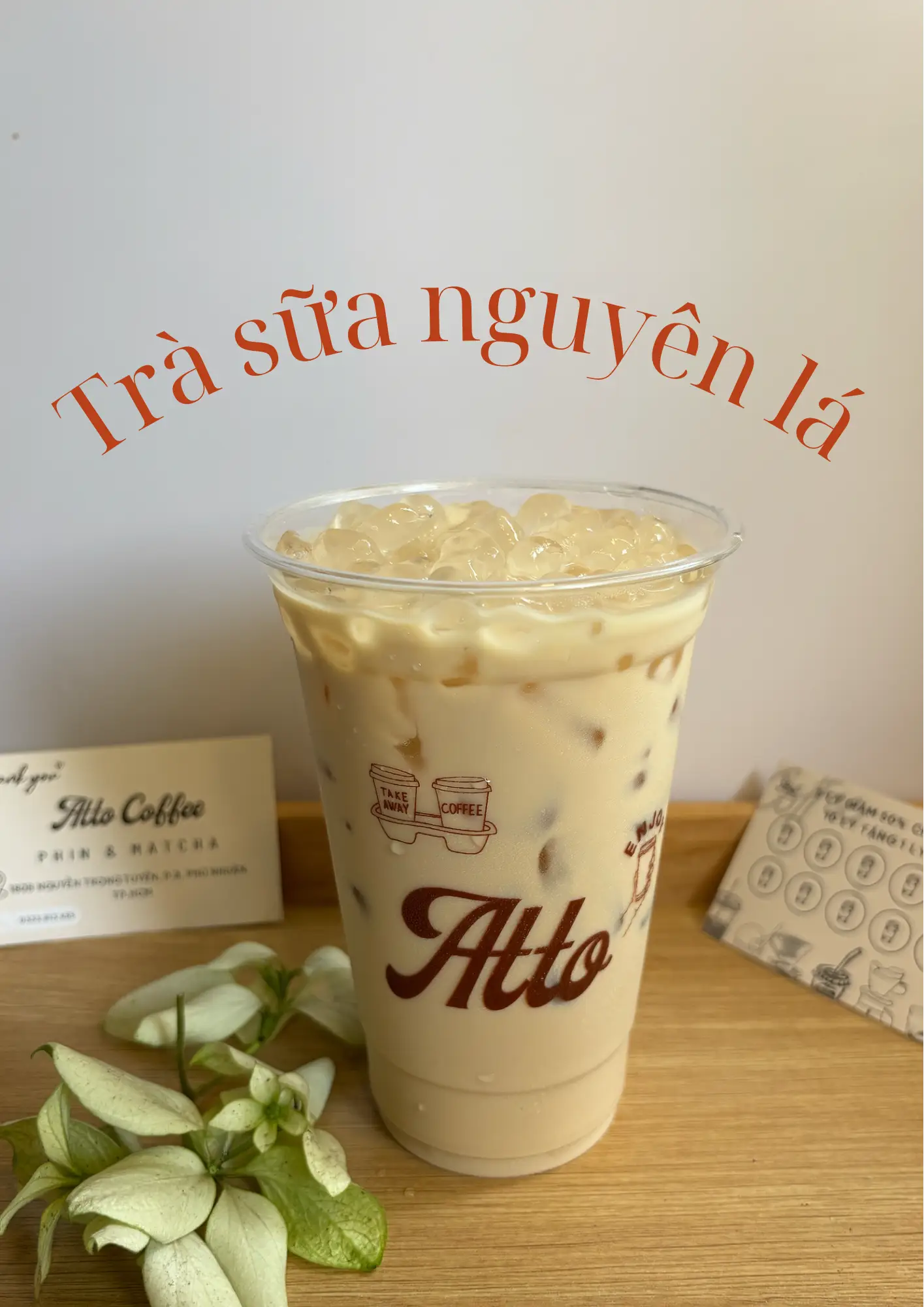 Hình ảnh Trà sữa nguyên lá 