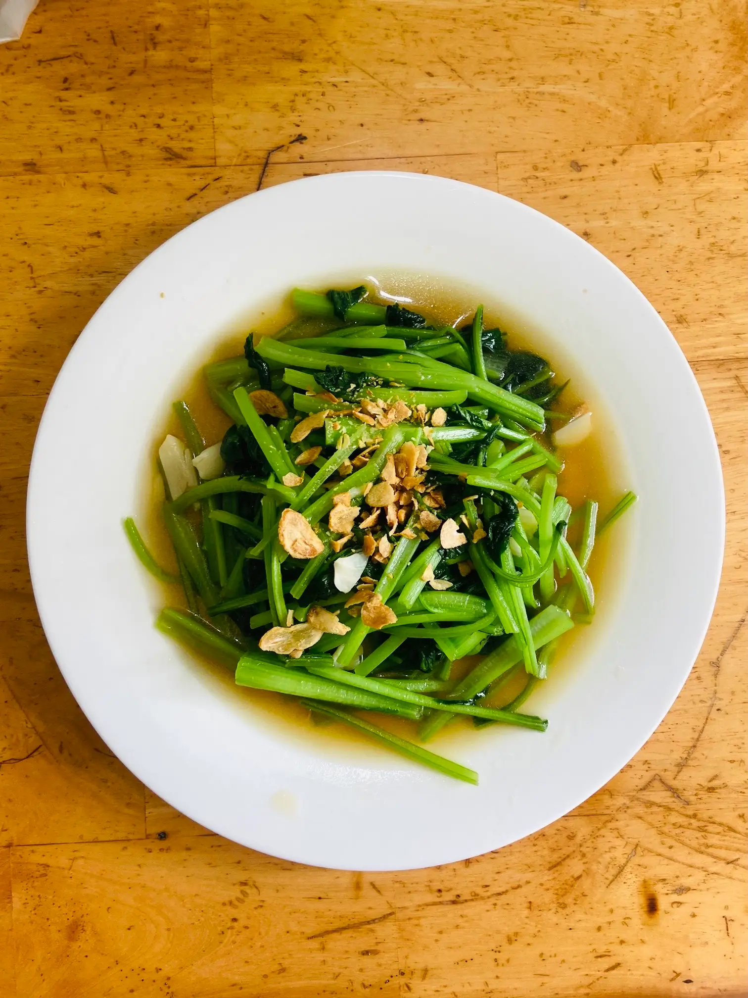 Hình ảnh Cải thìa xào tỏi