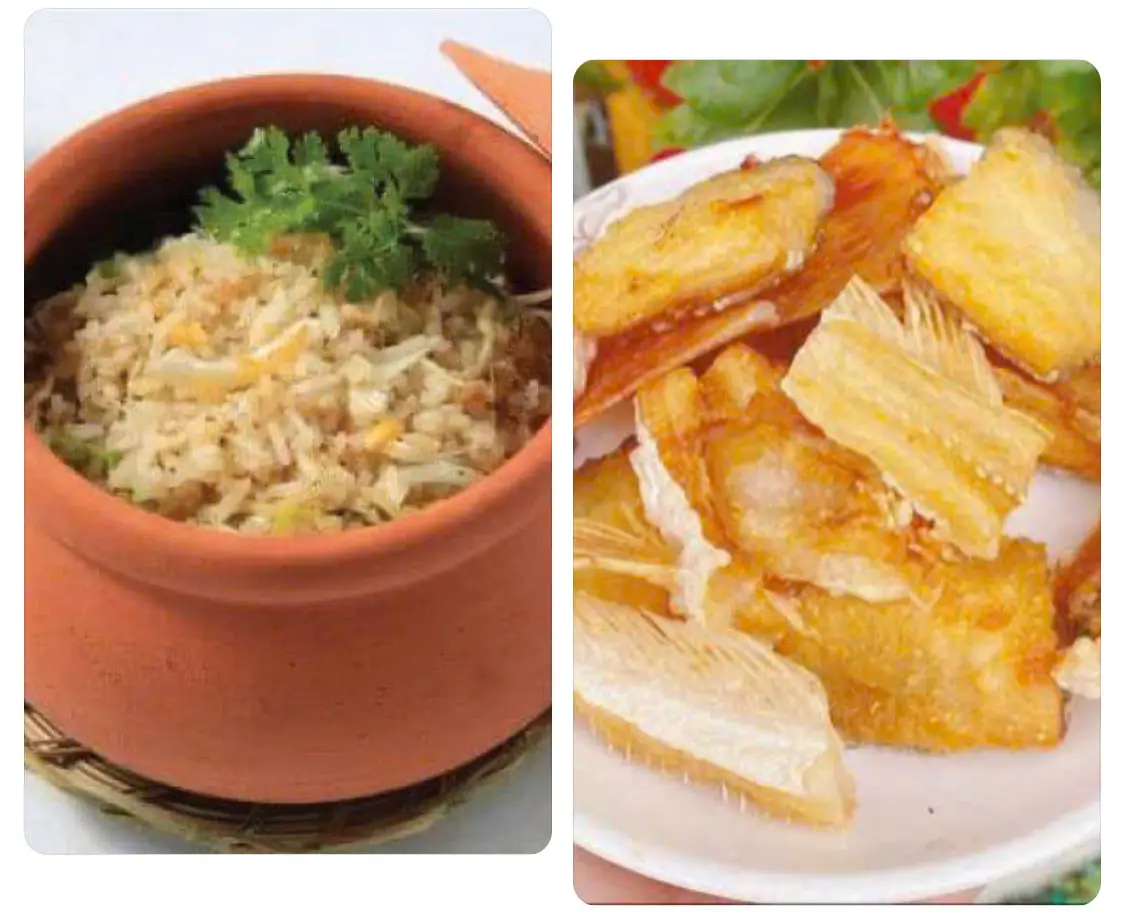Hình ảnh Cơm Chiên Cá Mặn + Lườn Cá Mặn Chiên Béo
