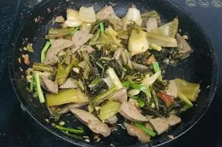 Hình ảnh Gan xào dưa chua 