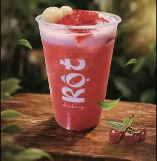 Hình ảnh Trà oolong cherry bưởi vàng