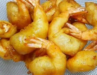 Hình ảnh tôm lăn bột