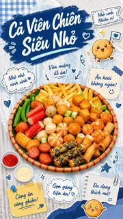 Hình ảnh Combo cá viên siêu nhỏ