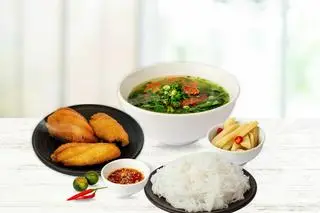 Hình ảnh Bún cá chấm truyền thống