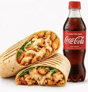 Hình ảnh Combo Gà Giòn Phô Mai + Coca ( 1 Tacos Mini + Coca)
