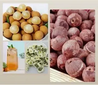 Hình ảnh water cúc bach long nhãn sen vỏ lụa 
