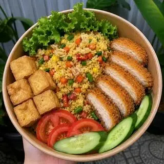Hình ảnh Cơm rang Gà Chay