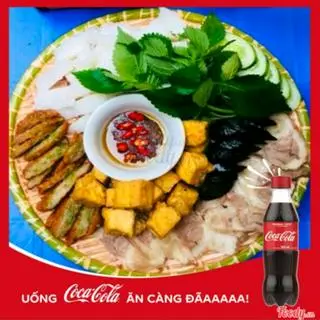 Hình ảnh Bún đậu đầy đủ + Coca