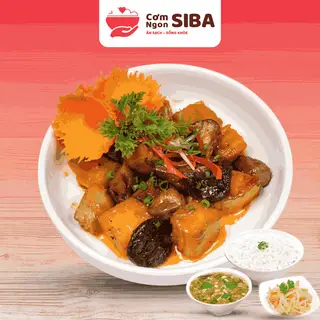 Hình ảnh MN_Cơm Bí Đỏ Kho Nấm Chay