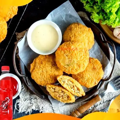 Hình ảnh Combo 5 bánh gà - 1 đồ uống