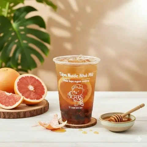 Hình ảnh Trà bưởi mật ong