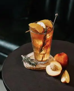 Hình ảnh Lemongrass peach ice tea