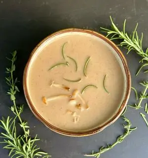 Hình ảnh súp kem nấm hương truffle ( chay ) 