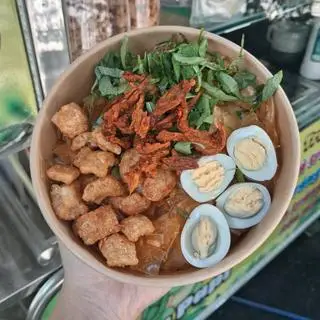 Hình ảnh Bánh Tráng Ủ Bơ Sợi Trộn Muối Tỏi Tắc Thập Cẩm