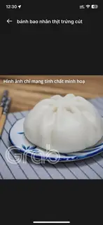 Hình ảnh Bánh bao nhân thịt trứng cút