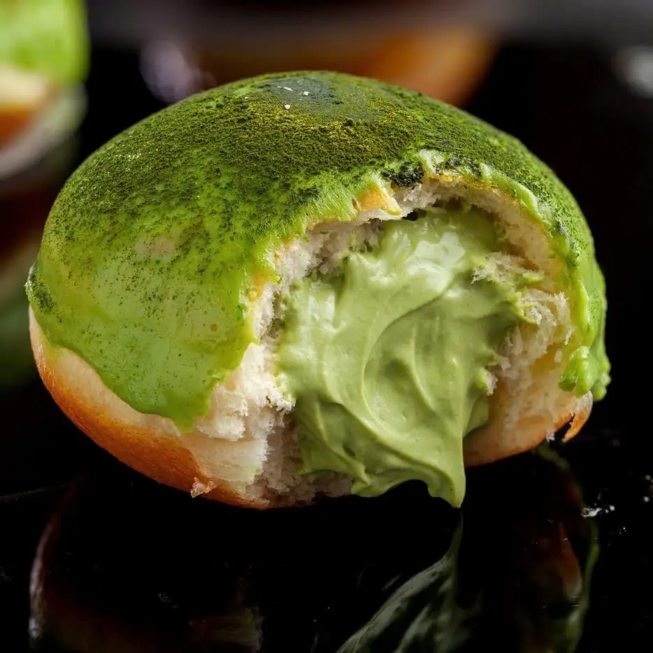 Hình ảnh Donut Trà Xanh