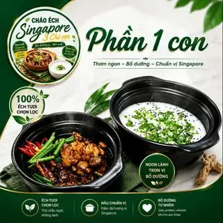 Hình ảnh Cháo ếch singrapore phần 1 con