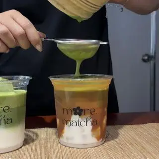 Hình ảnh Matcha caramel latte