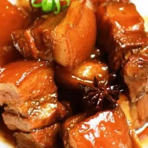 Hình ảnh cơm trắng dưa bò 