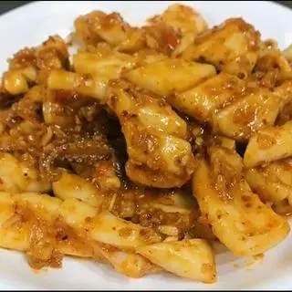 Hình ảnh mực xào xã ớt 
