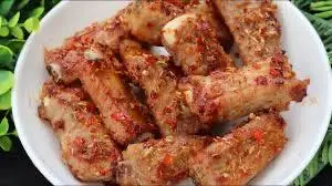 Hình ảnh Sườn chiên sả 
