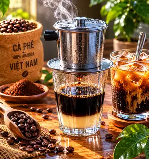 Hình ảnh Cà phê sữa nóng