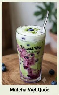 Hình ảnh Matcha latte việt quất-size 700ml