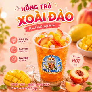 Hình ảnh Hồng Trà Xoài Đào