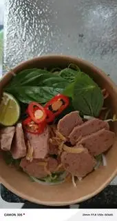 Hình ảnh bún bò bò viên 