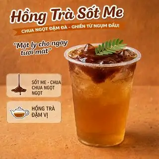 Hình ảnh hồng trà sốt me