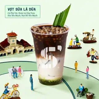 Hình ảnh Pandan Caffè Nel Drip/Vợt Sữa Lá Dứa