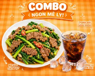 Hình ảnh Combo cơm - 1 ly Coca tươi