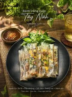 Hình ảnh B.Tráng Dẻo Cuốn Mỡ Hành ( Có Trứng)