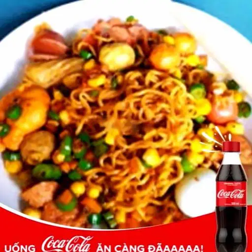 Hình ảnh Combo 3 mì thập cẩm nhiều mì kèm 1 coca