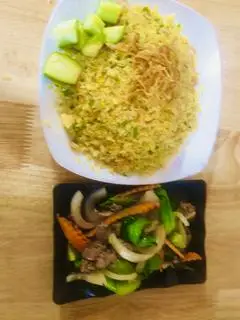 Hình ảnh cơm rang cải bò