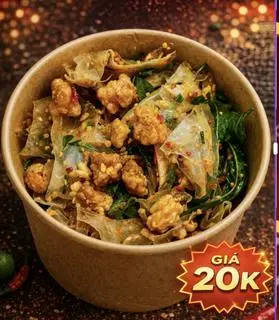 Hình ảnh Trộn ps sate mỡ hành top mỡ