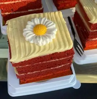 Hình ảnh cake red velvet sữa dừa
