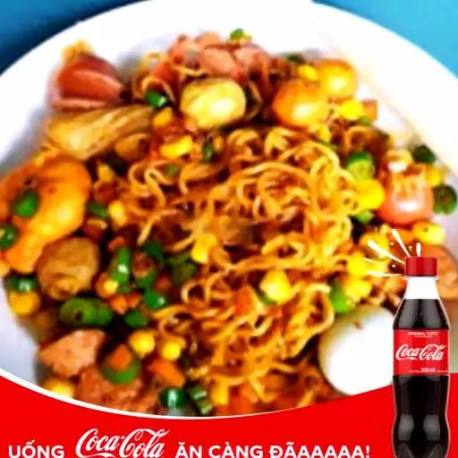 Hình ảnh Combo 2 thập cẩm nhiều mì kèm 1 coca)