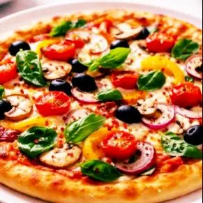 Hình ảnh Pizza rau củ 10 Inches