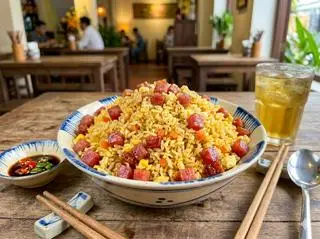 Hình ảnh CƠM CHIÊN TỎI PHI LẠP XƯỞNG TÔM ĐẶC BIỆT