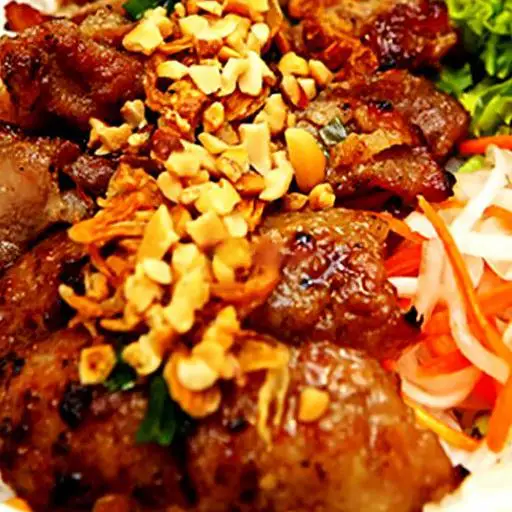 Hình ảnh Bún thịt nướng chả giò