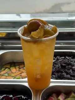 Hình ảnh Trà Đào Hạt Chia 